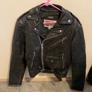 Women’s biker leather jacket